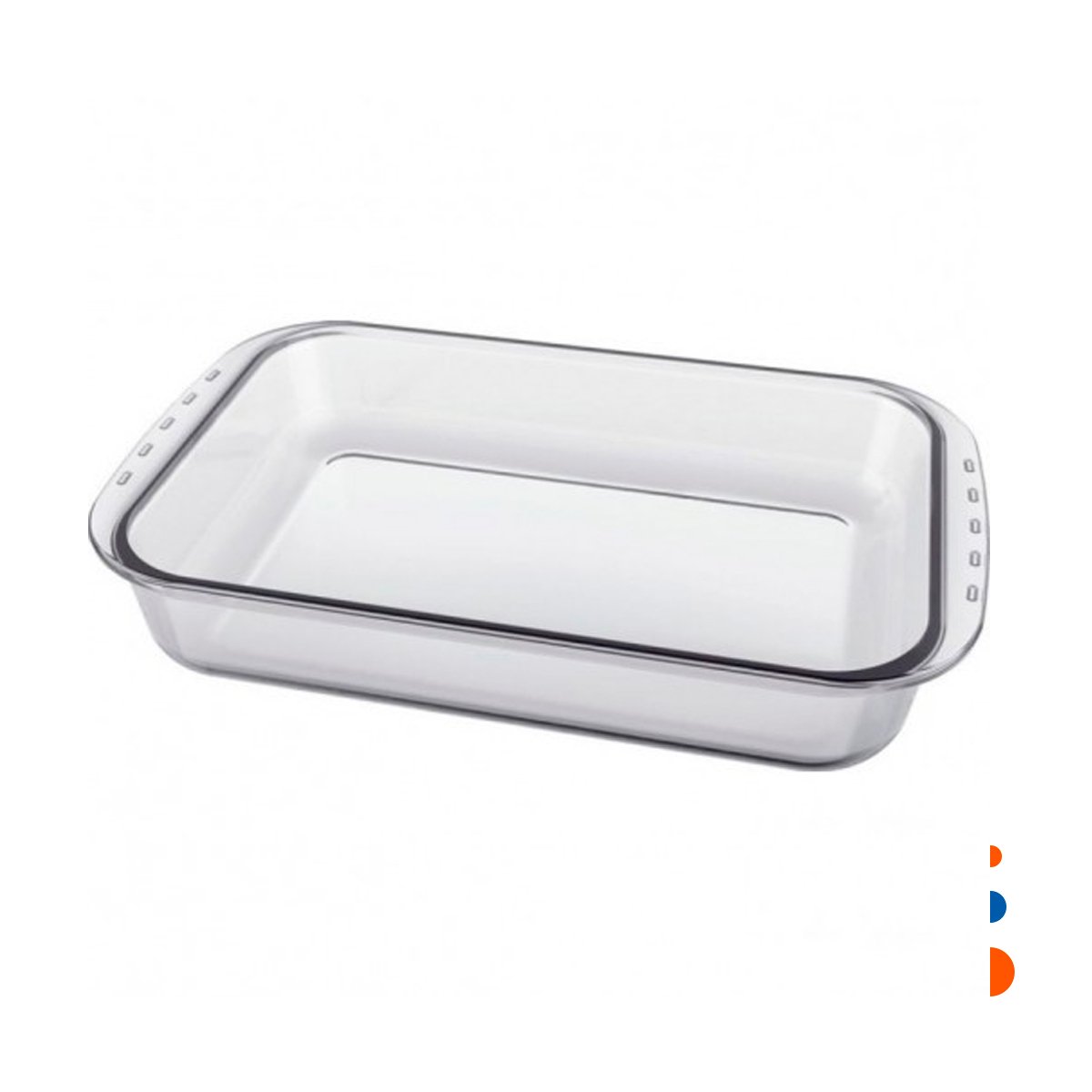 PACK2 MOLDE RECTANGULAR DE VIDRIO 40X24X72 CM TRANSPARENTE RESISTENTE YREGALO STICKER - 2