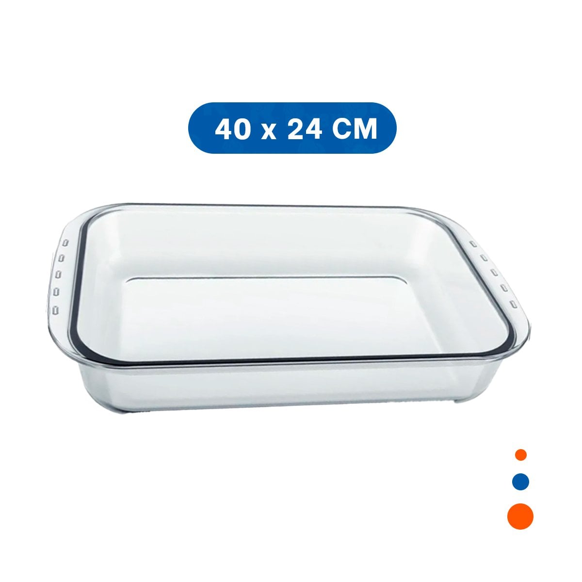 PACK6 SOPORTE RECTANGULAR DE VIDRIO 40X24X72 CM TRANSPARENTE PARA SERVIR YREGALO STICKER - 4