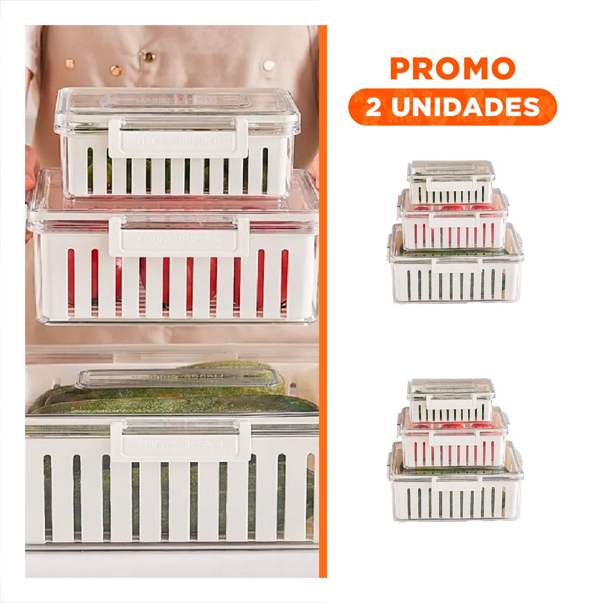 PACK2 PACK 3 PARA ALMACENAMIENTO SEGURO 700 ML 1700 ML 3300 ML YREGALO STICKER - 1