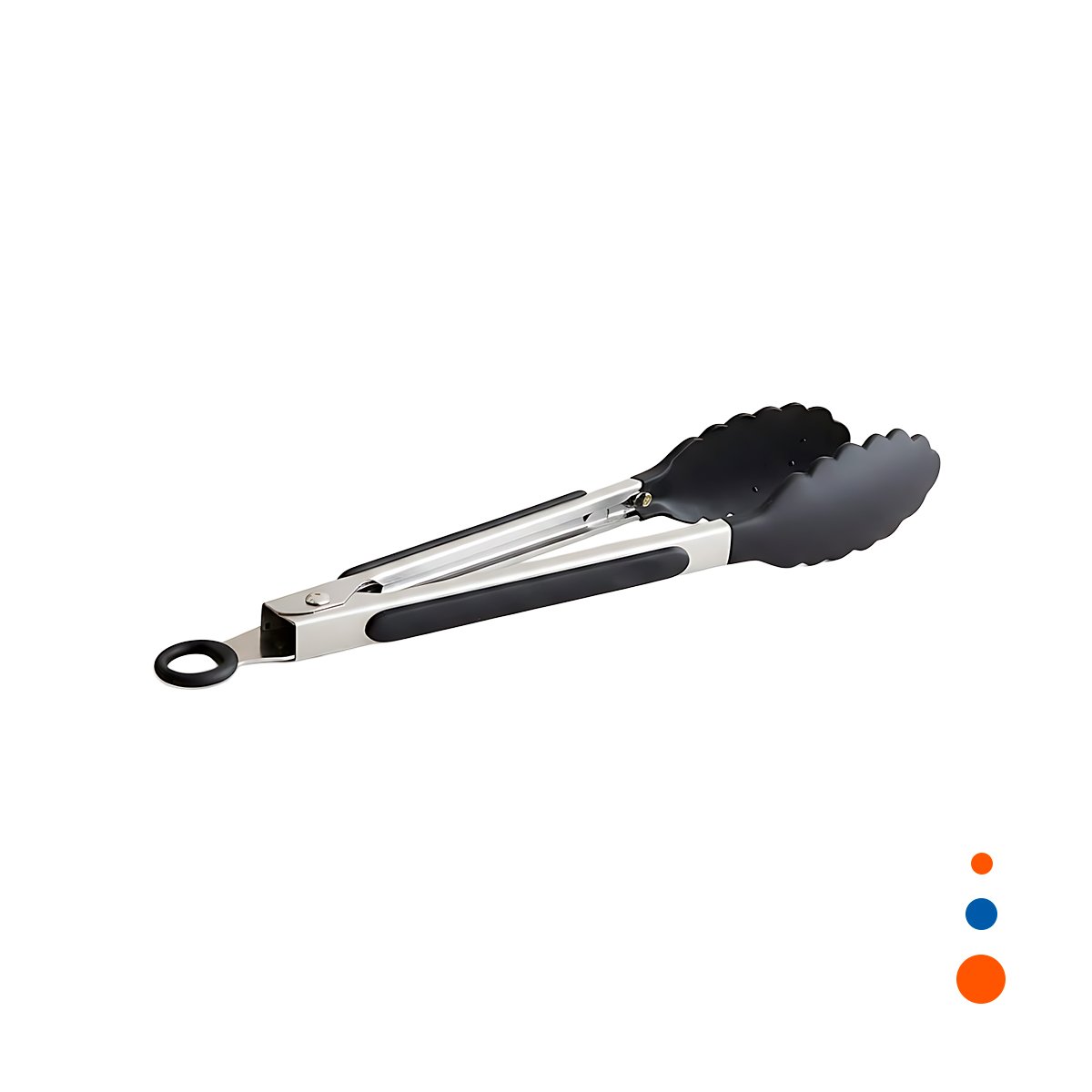 SUJETADOR MULTIUSO DE COCINA 21CM EN COLOR NEGRO RESISTENTE Y PRACTICA YREGALO STICKER - 1