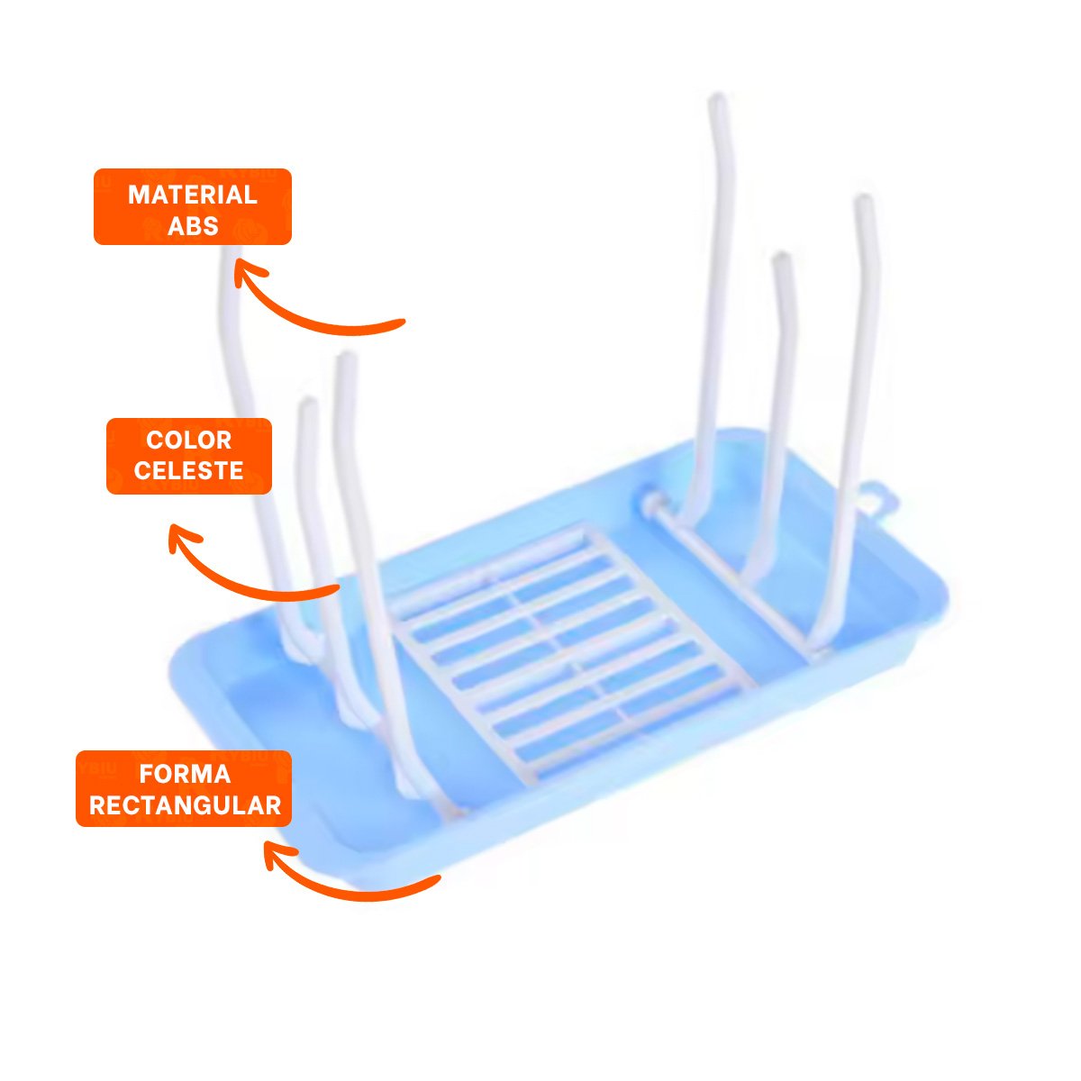 ESCURRIDOR PARA USO DIARIO Y SECADO SEGURO DE BIBERONES CELESTE YPOST IT - 5