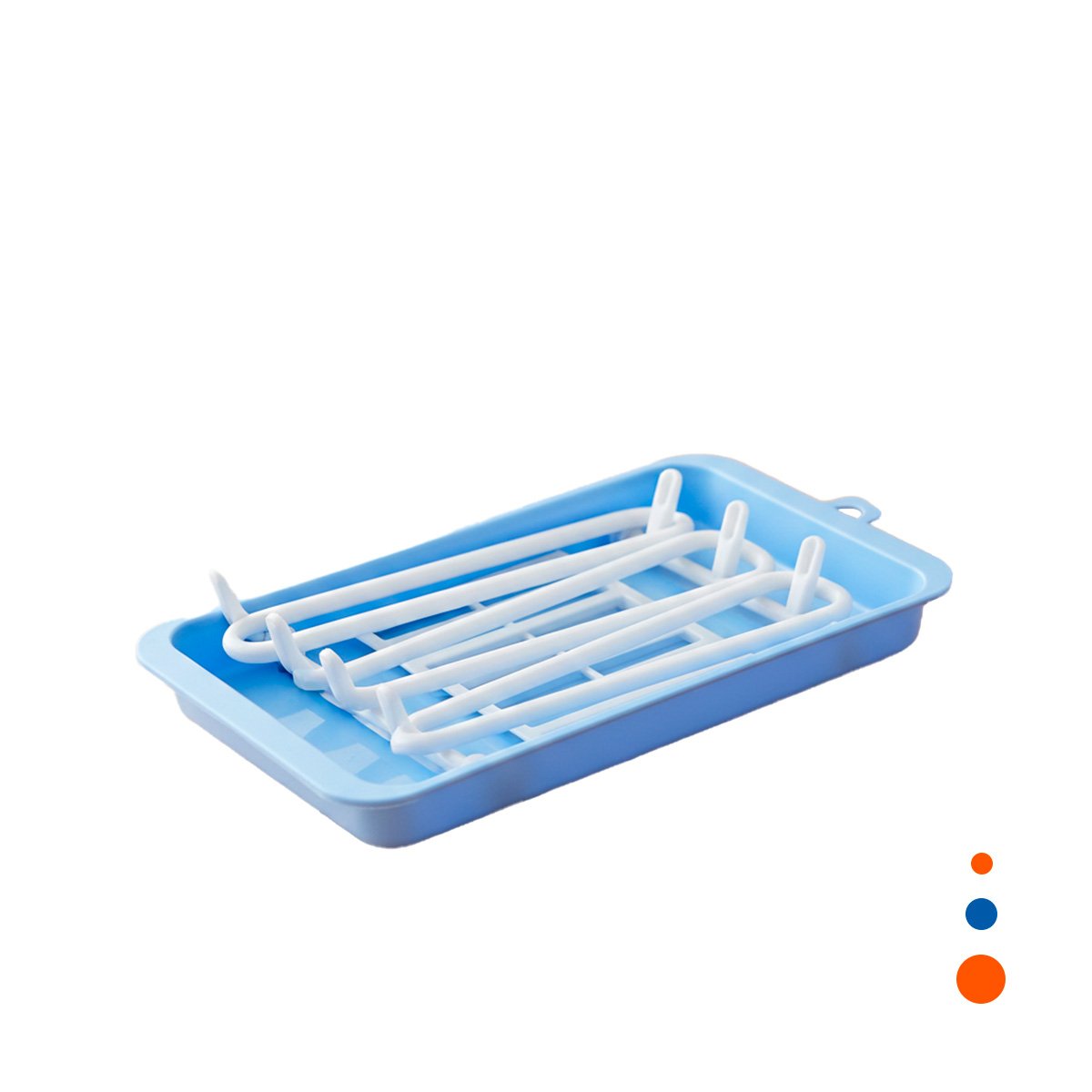 ESCURRIDOR CON COMPARTIMENTOS ESPECIALES QUE EVITAN DERRAMES CELESTE YREGALO STICKER - 1