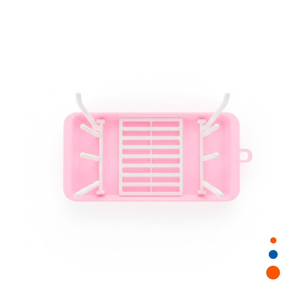 PACK6 ORGANIZADOR QUE EVITA CAIDAS Y MANTIENE LIMPIEZA BIBERONES ROSADO YREGALO STICKER - 2