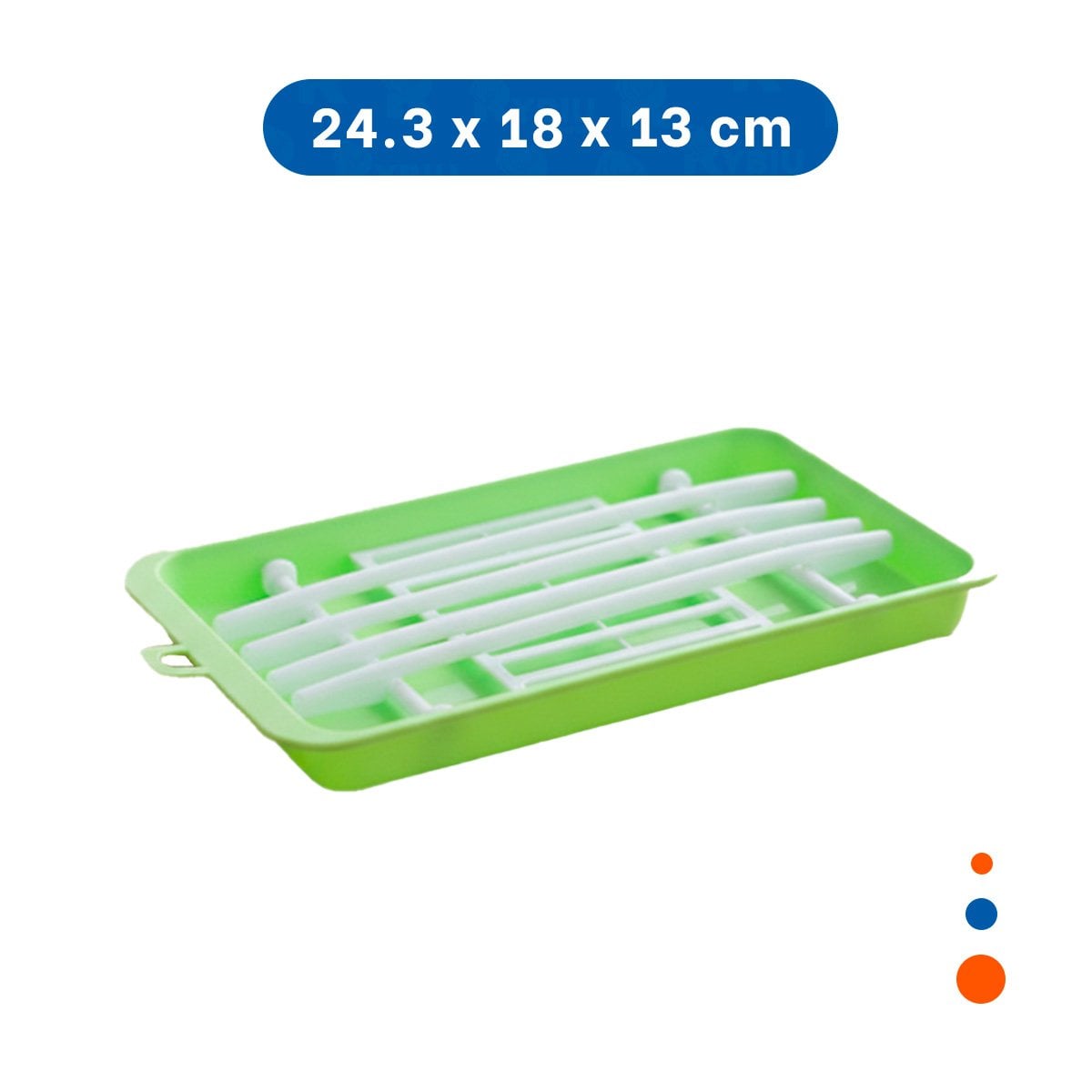 PACK12 ESTANTE QUE ORGANIZA BIBERONES Y VASOS MANTENIENDO TODO SECO VERDE YPAPEL REGALO - 4