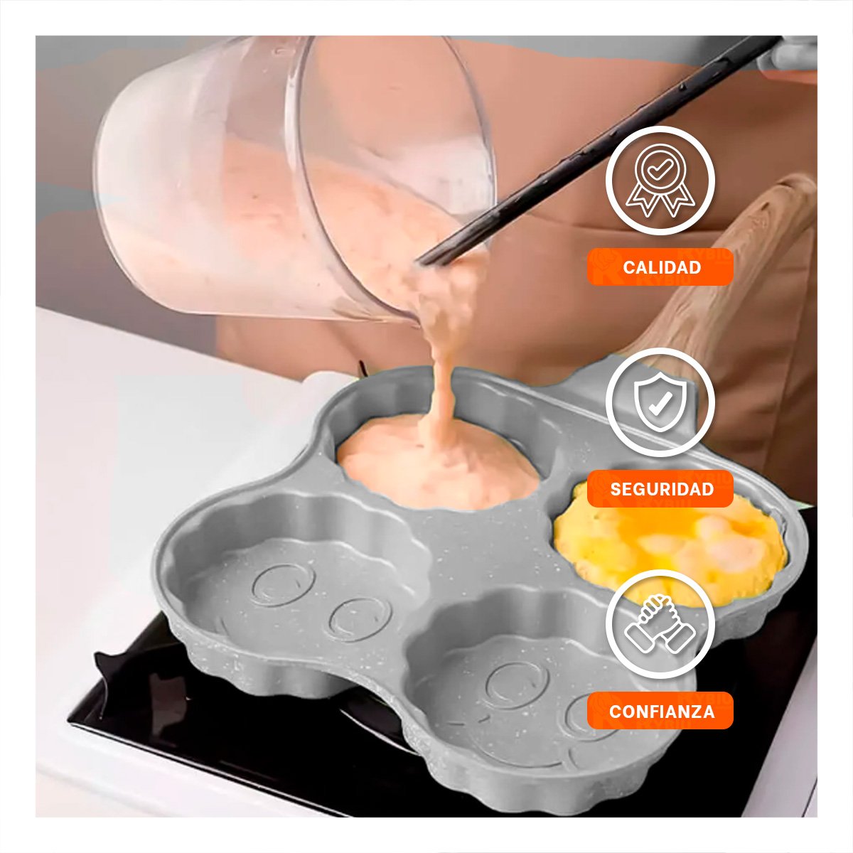 PLANCHA COMPACTA PARA PREPARACIONES RAPIDAS Y RECETAS BEIGE YPOST IT - 5