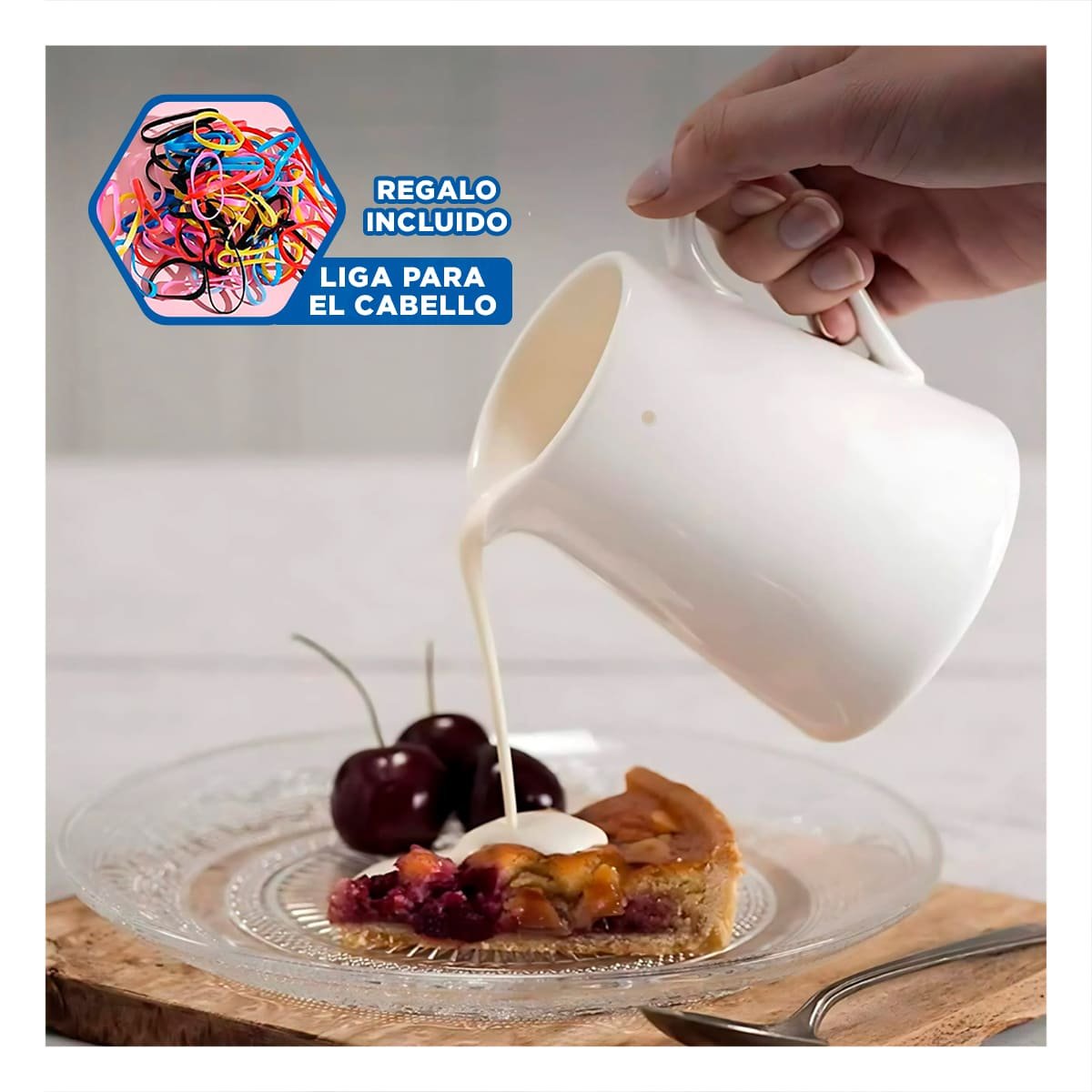 JARRO DE CERAMICA BLANCO PARA MESA PRINCIPAL Y COMEDOR DIARIO YLIGAS REGALO - 2