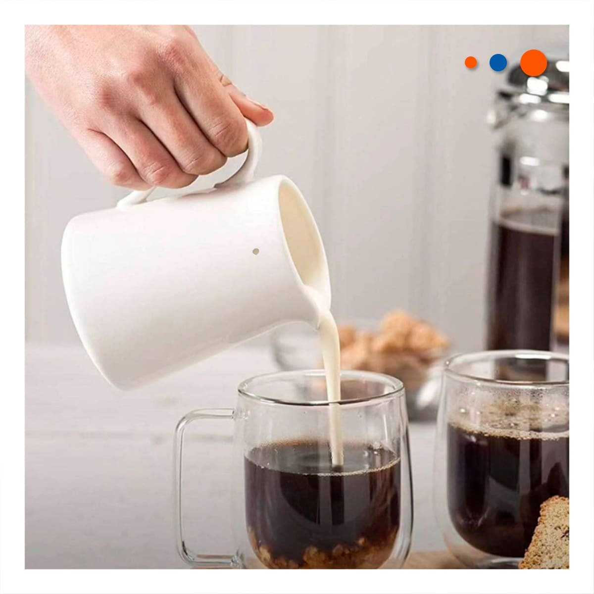 PACK12 DISPENSADOR ELEGANTE DE CERAMICA BLANCO PARA CASA Y COCINA YPAPEL REGALO - 2