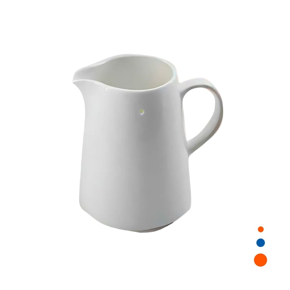 VASIJA DE CERAMICA BLANCO PARA COCINA Y ENCUENTROS FAMILIARES EN COMEDOR YREGALO STICKER - 1