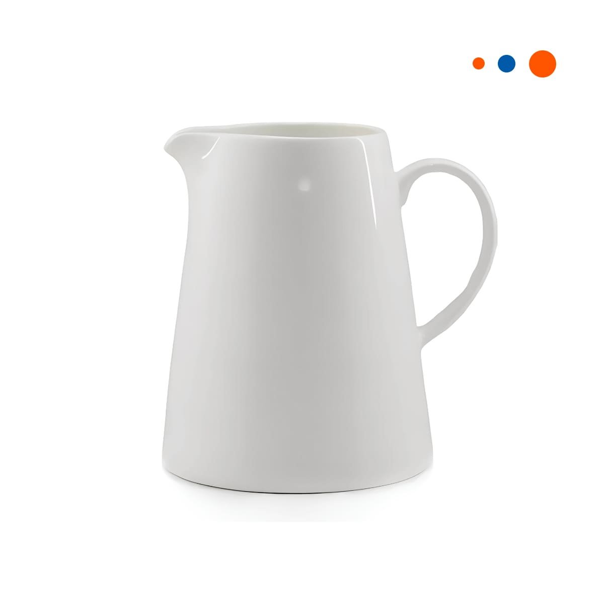 PACK12 SERVIDOR DECORATIVO DE CERAMICA BLANCO PARA MESA Y HOGAR YREGALO STICKER - 2