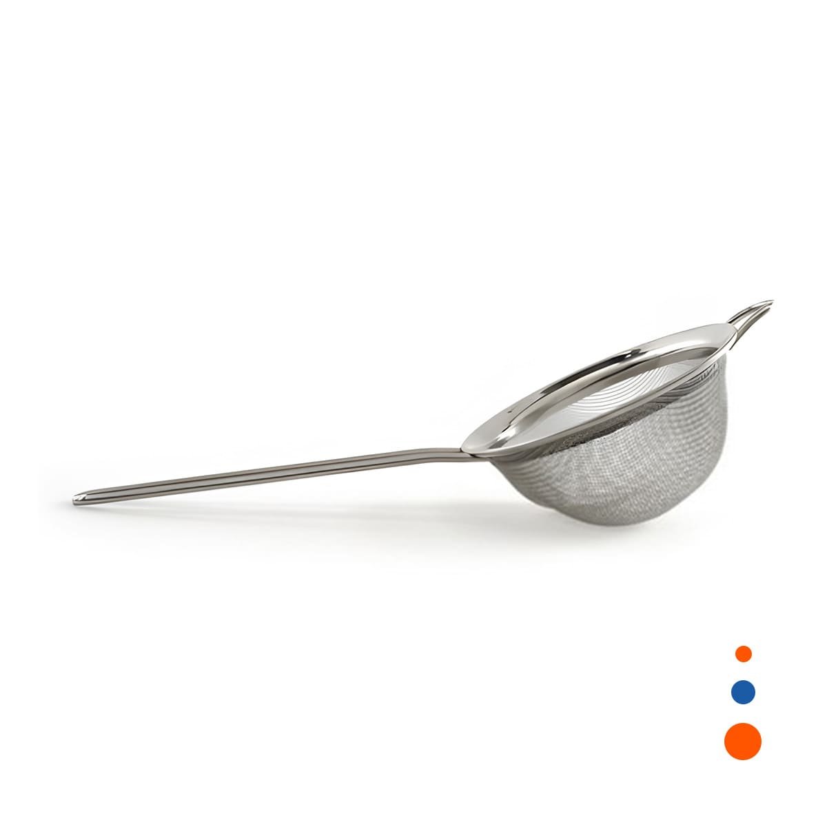 PACK6 UTENSILIO METALICO CON MANGO LARGO PARA COCINA EN ACERO PLATEADO YREGALO STICKER - 2