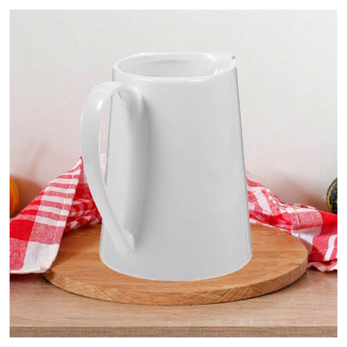 VASIJA DE CERAMICA BLANCO PARA COMEDOR Y ENCUENTROS FAMILIARES EN CASA YREGALO STICKER - 5
