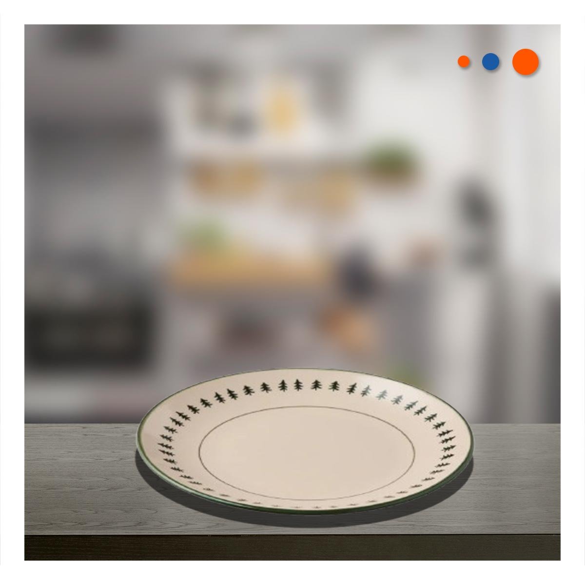 PACK12 RECIPIENTE DECORATIVO CIRCULAR CON BORDE ARBOLITOS PARA HOGAR YREGALO STICKER - 5