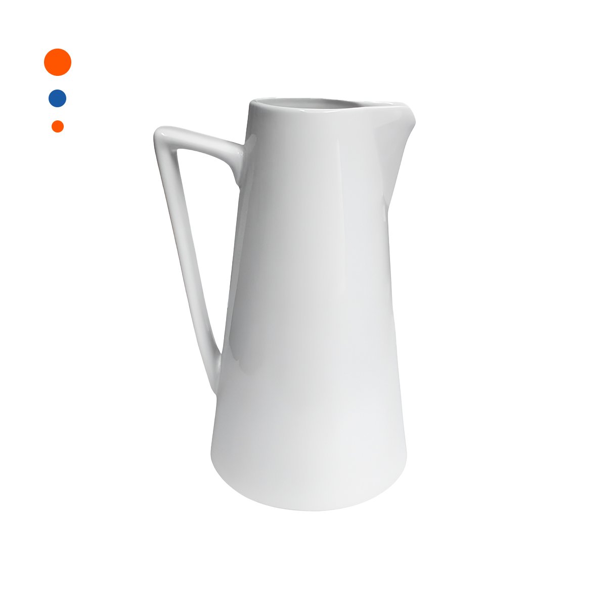 JARRO DE CERAMICA BLANCO PARA COCINA Y SERVICIO EN EL HOGAR YLIGAS REGALO - 5
