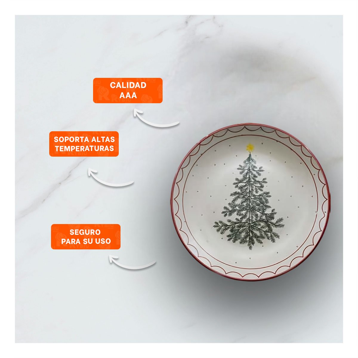 FUENTE CIRCULAR CON ESTILO ARBOL PARA DECORACION FESTIVA EN CASA YPAPEL REGALO - 5