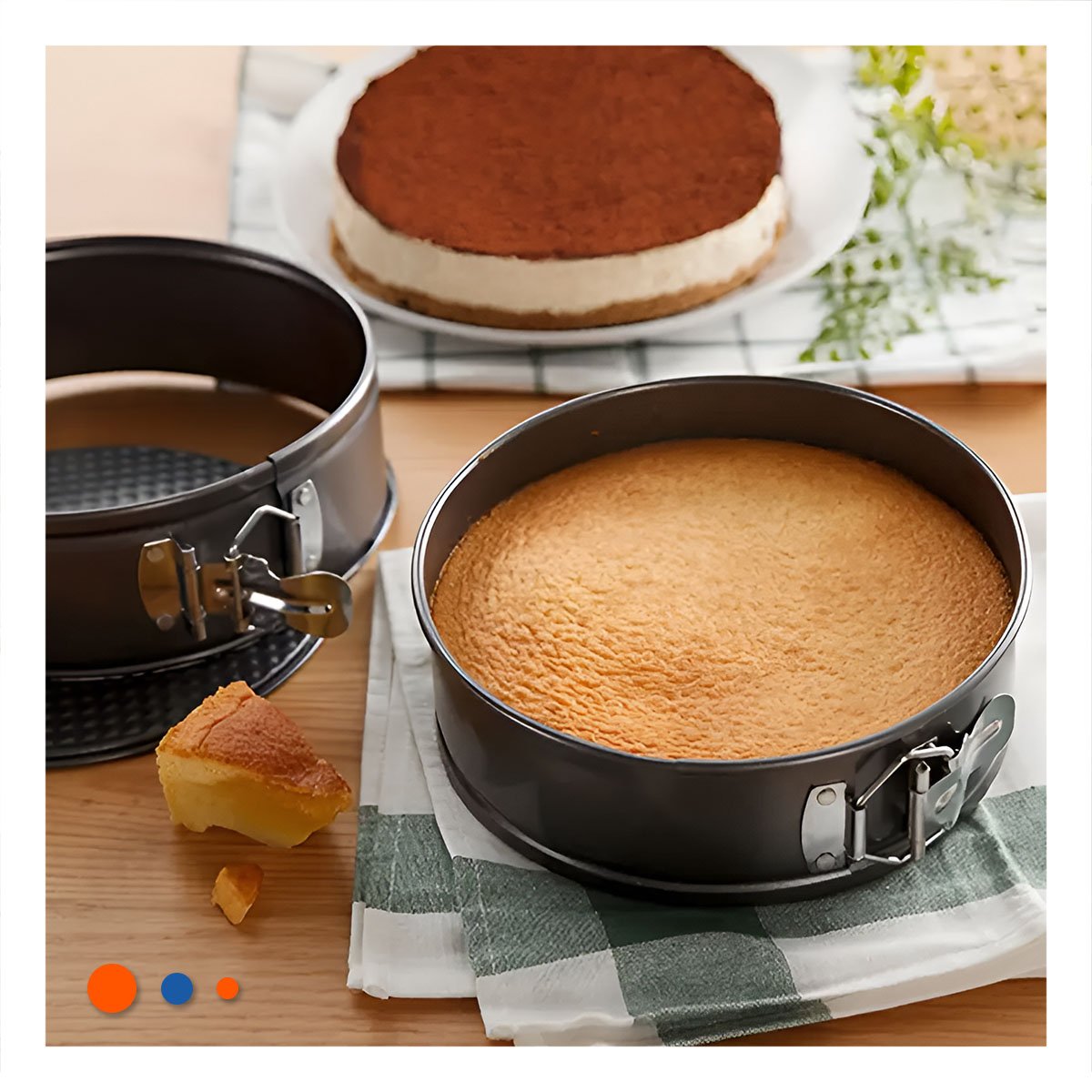 PACK2 FORMATO DESMONTABLE DE REPOSTERIA PLATEADO 3 MOLDES CIRCULARES YREGALO STICKER - 3