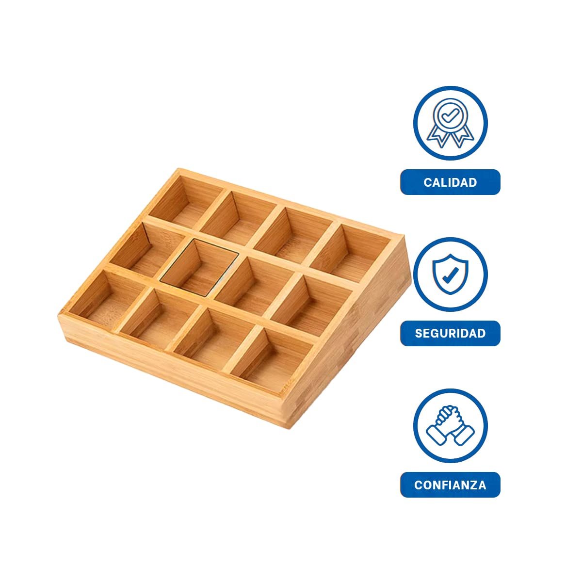 SET DE CONDIMENTOS CON BANDEJA Y 12 FRASCOS PARA COCINA YLIGAS REGALO - 5