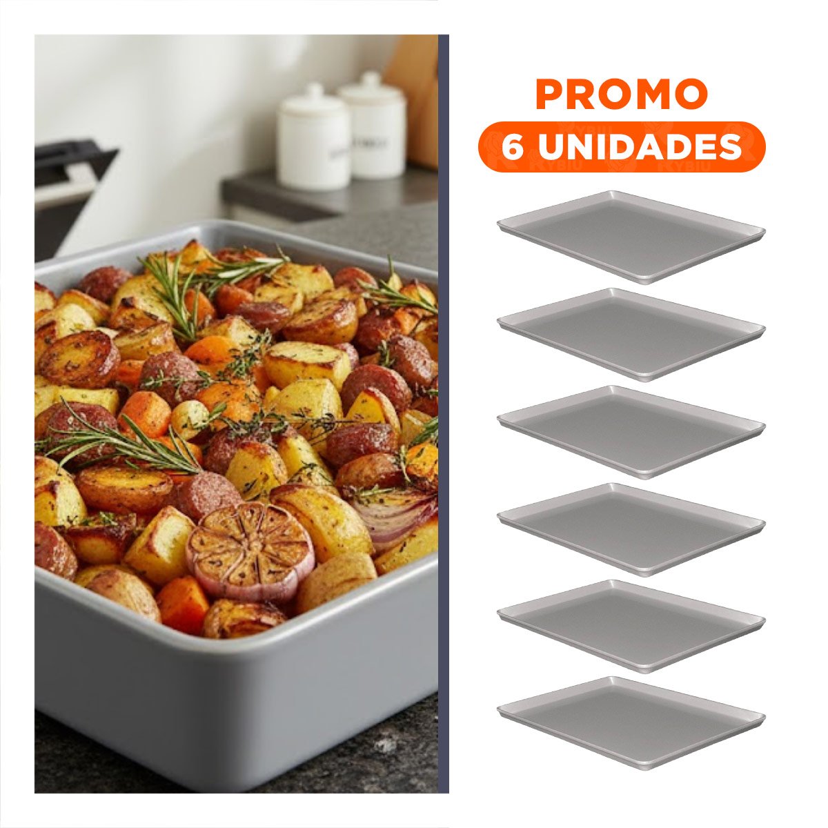 PACK6 ACCESORIO DECORATIVO PLOMO CUADRADO PARA HOGAR Y REUNIONES YREGALO STICKER - 1