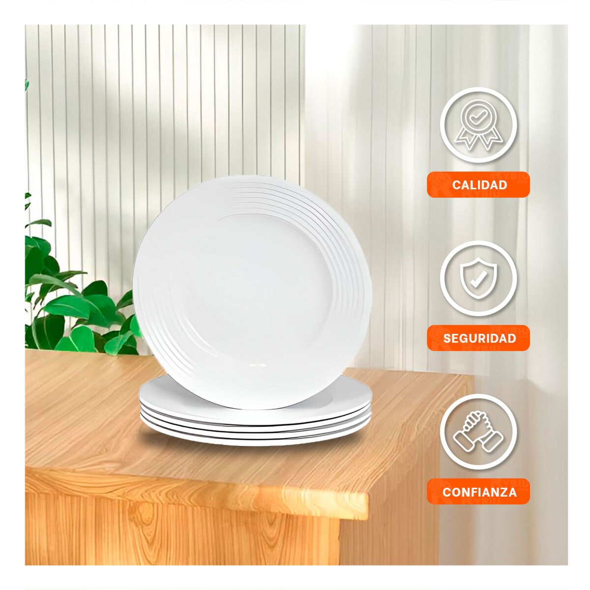 BASE CIRCULAR CON BORDE A RAYAS PARA MESA ELEGANTE EN CASA YPOST IT - 5