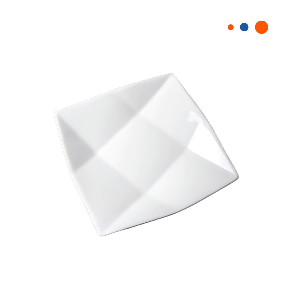 PACK6 CENTRO DECORATIVO CUADRADO MODELO ORIGAMI PARA MESA MODERNA YREGALO STICKER - 2