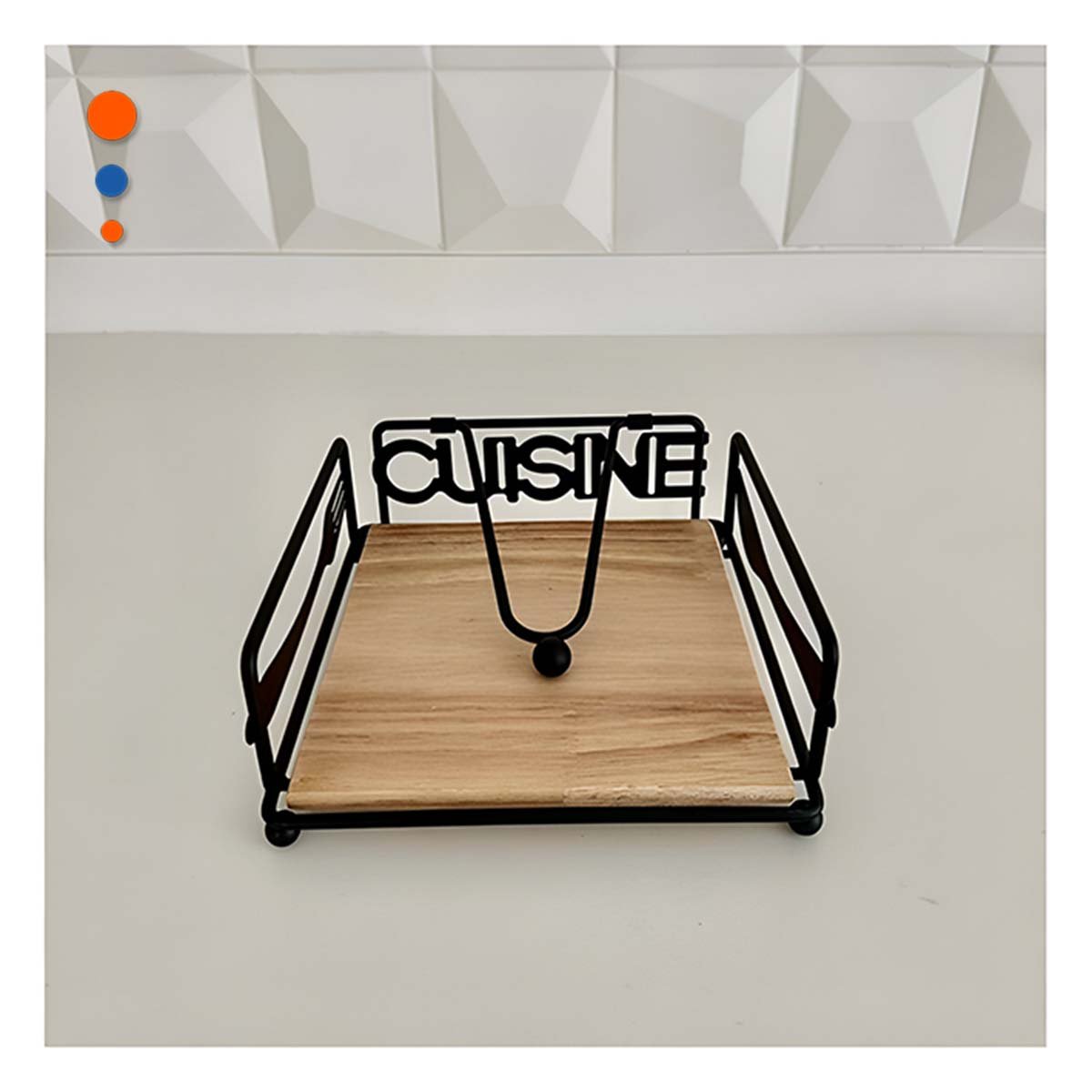 PACK4 COMPLEMENTO DE MESA DE MADERA Y ACERO NEGRO PARA COMEDOR - 2