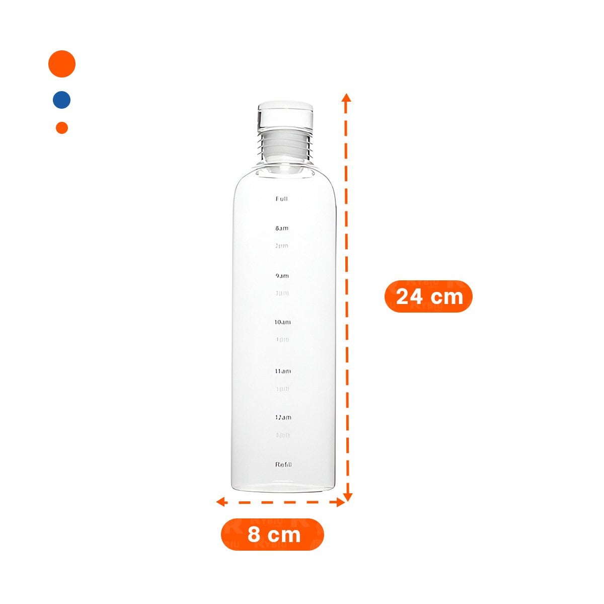 ENVASE DE VIDRIO CON CUBIERTA 750ML TRANSPARENTE Y NEGRO YPOST IT - 4