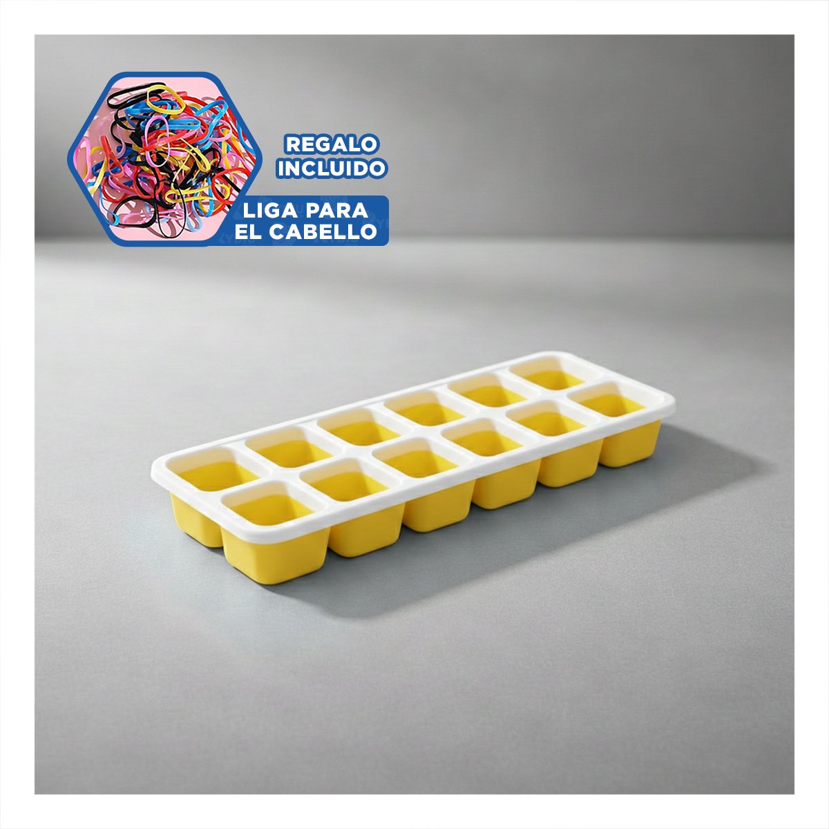 MOLDE INNOVADOR PARA CONGELADOR Y POSTRES RAPIDOS AMARILLO YLIGAS REGALO - 2
