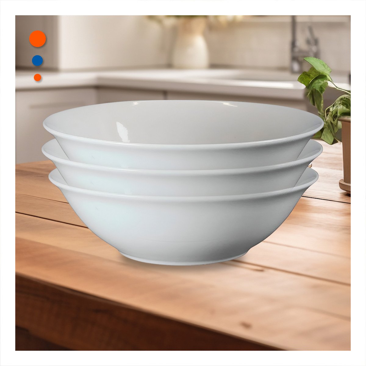 RECIPIENTE CIRCULAR ONDA PARA SERVIR PASTAS Y PREPARACIONES CASERAS YPOST IT - 3