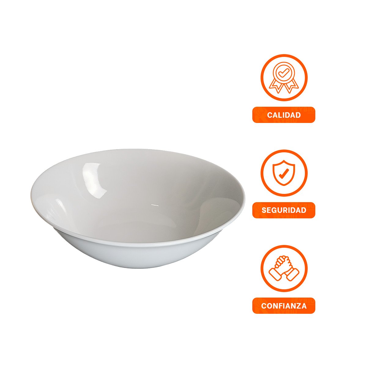 RECIPIENTE CIRCULAR ONDA PARA SERVIR PASTAS Y PREPARACIONES CASERAS YPOST IT - 5
