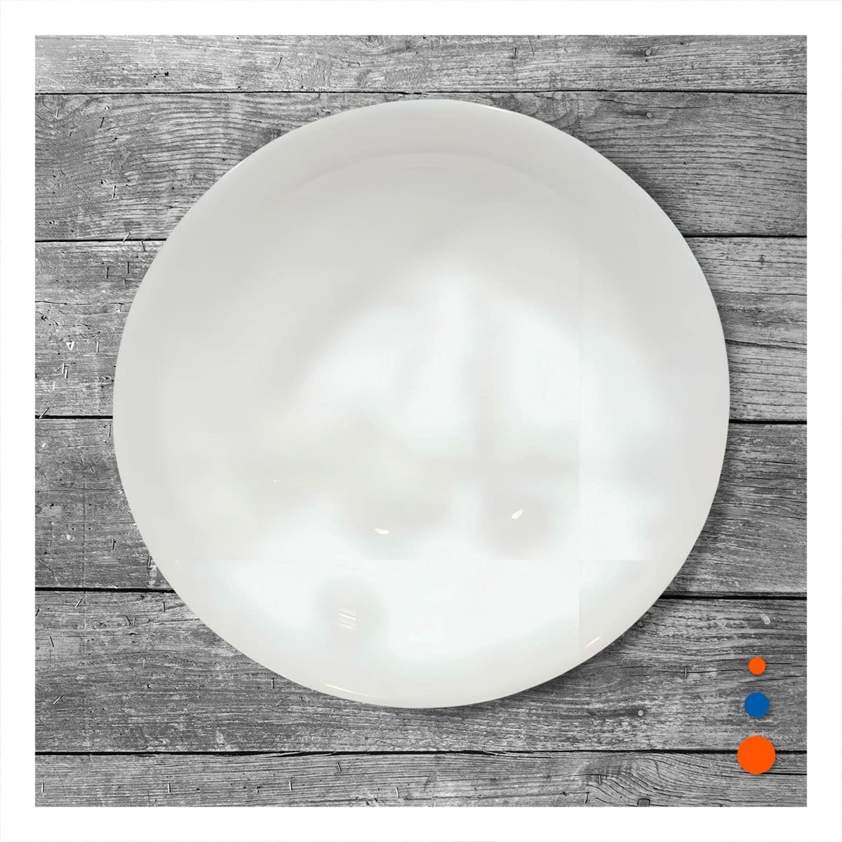 PLATO CIRCULAR ONDO PARA SERVIR SOPAS Y CREMAS EN MESA DE HOGAR FAMILIAR - 5