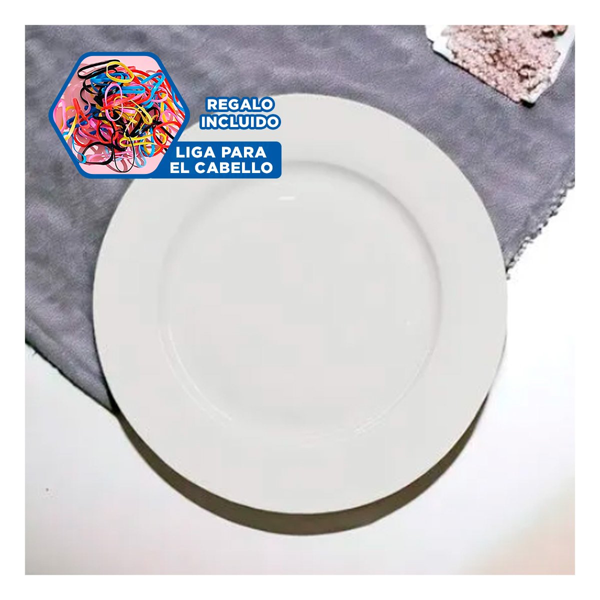 BOWL CIRCULAR AMPLIO PARA SERVIR PASTAS ENSALADAS Y PREPARACIONES EN REUNIONES YLIGAS REGALO - 2