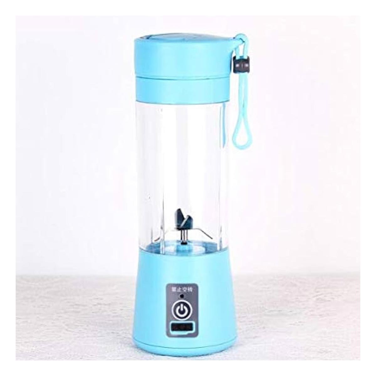 PACK6 MINI PROCESADORA PORTATIL CELESTE RECARGABLE PARA JUGOS - 5