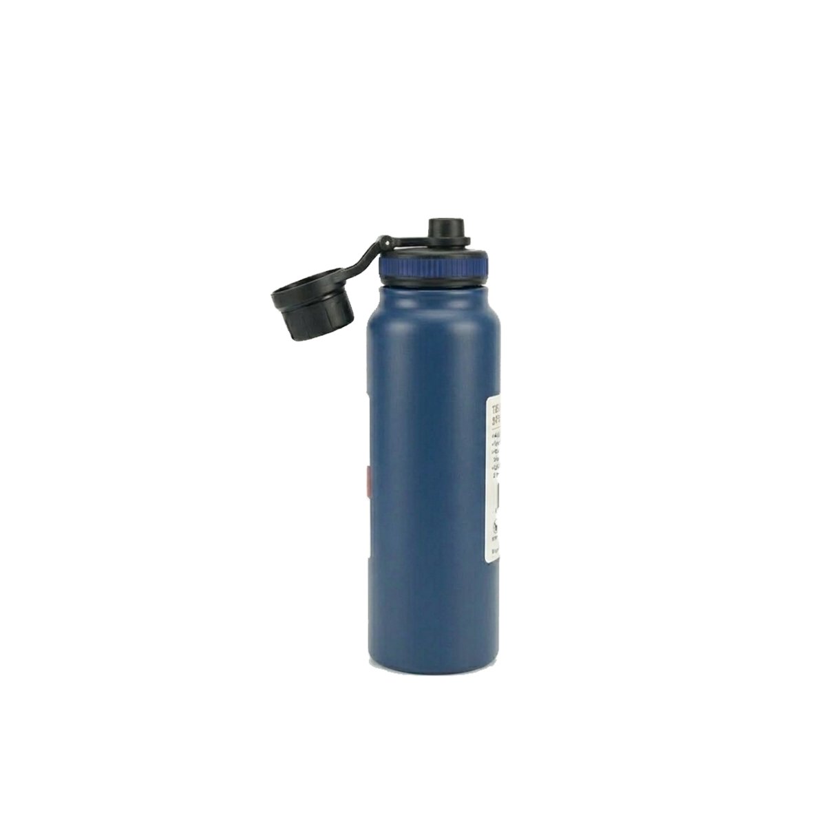 PACK6 FRASCO DIVERTIDO 800ML AZUL PARA NINOS CON TAPA HERMETICA YREGALO STICKER - 2