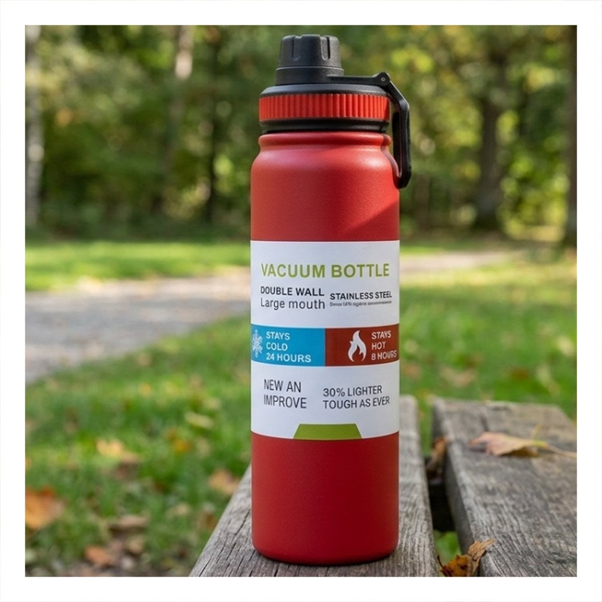 PACK4 COPO PORTATIL 800ML ROJO PARA NINOS EN CASA O ESCUELA - 2