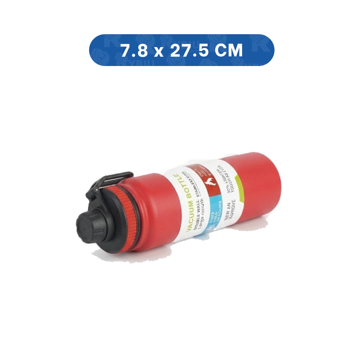 PACK4 COPO DIVERTIDO 800ML ROJO PARA NINOS EN ESCUELA Y HOGAR YPAPEL REGALO - 4
