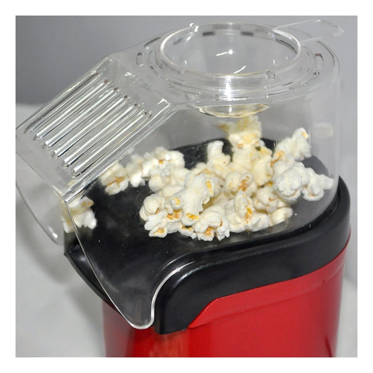 PACK6 PREPARADORA ELECTRICA DE POPCORN COLOR ROJO PARA HOGAR DISENO VINTAGE - 5