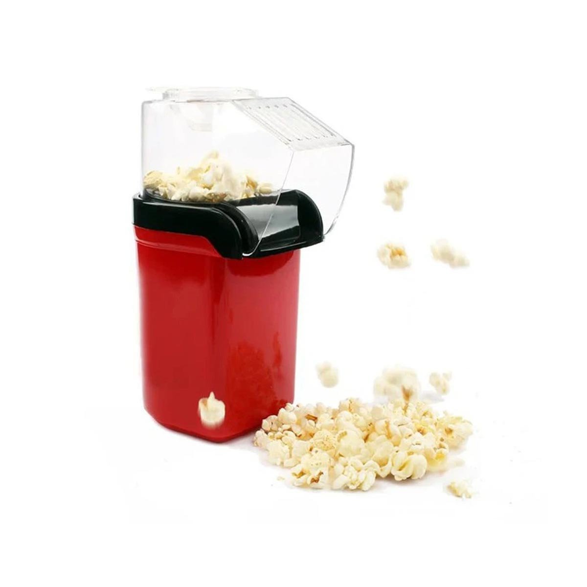 PACK6 APARATO CASERO DE POPCORN COLOR ROJO PARA HOGAR AMBIENTE RETRO YREGALO STICKER - 2