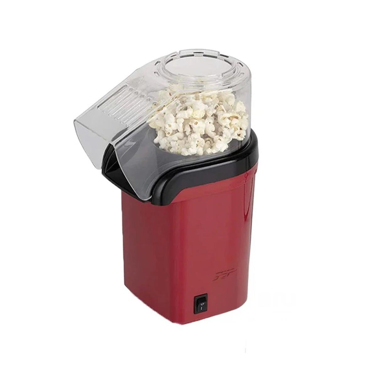 PALOMITERA PARA HACER POPCORN COLOR ROJO CON DISENO VINTAGE DECORATIVO YLIGAS REGALO - 5