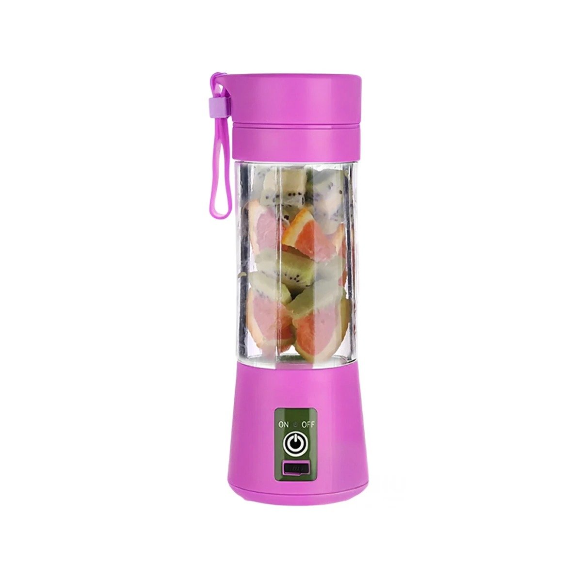 PACK2 LICUADORA COMPACTA PORTATIL LILA RECARGABLE PARA SMOOTHIES YREGALO STICKER - 2