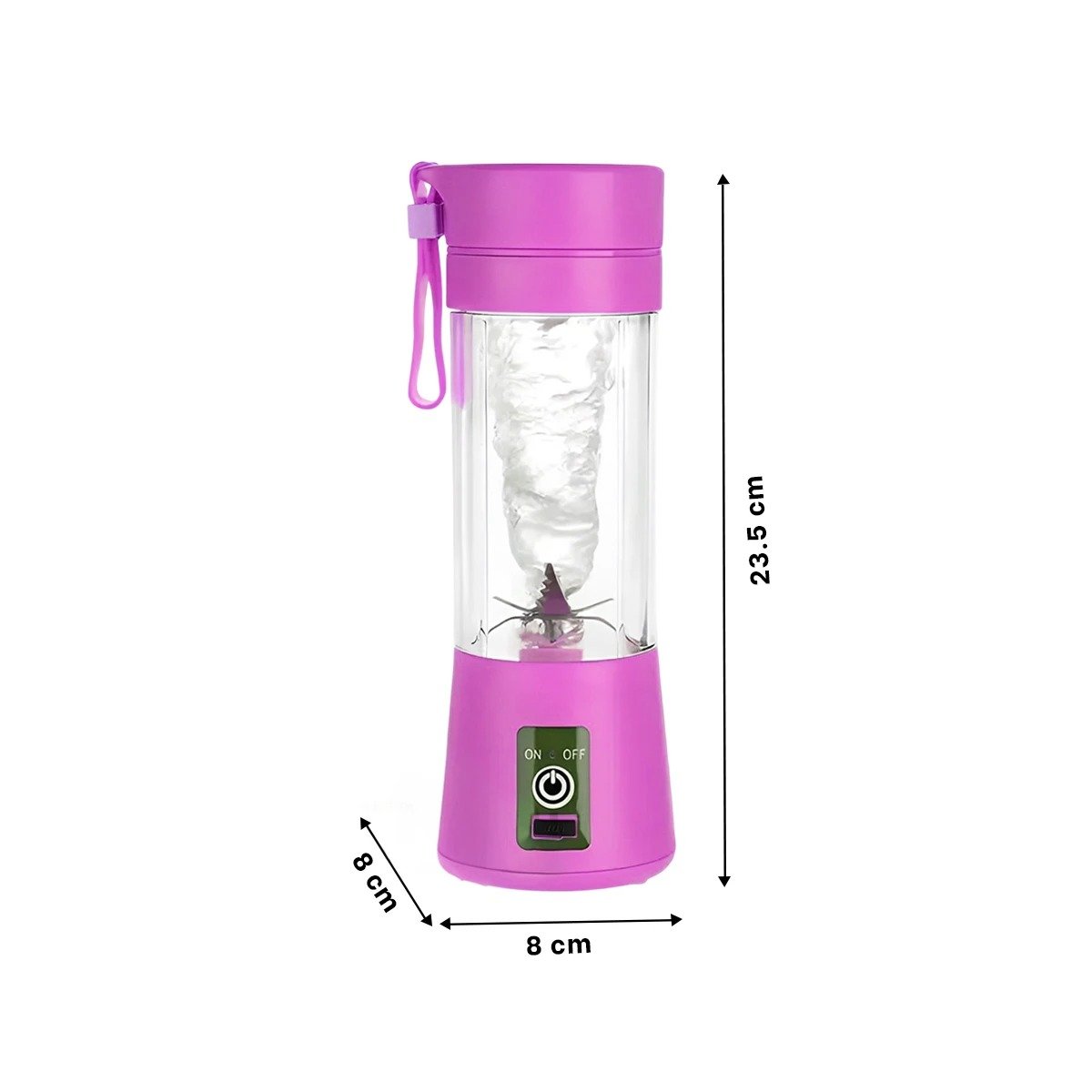 PACK2 LICUADORA COMPACTA PORTATIL LILA RECARGABLE PARA SMOOTHIES YREGALO STICKER - 4
