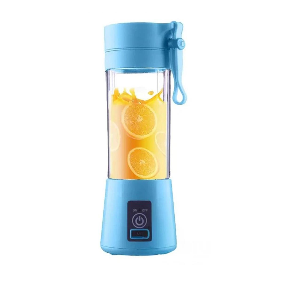 PACK12 MINI TRITURADORA PORTATIL CELESTE PARA JUGOS EN CASA YREGALO STICKER - 2