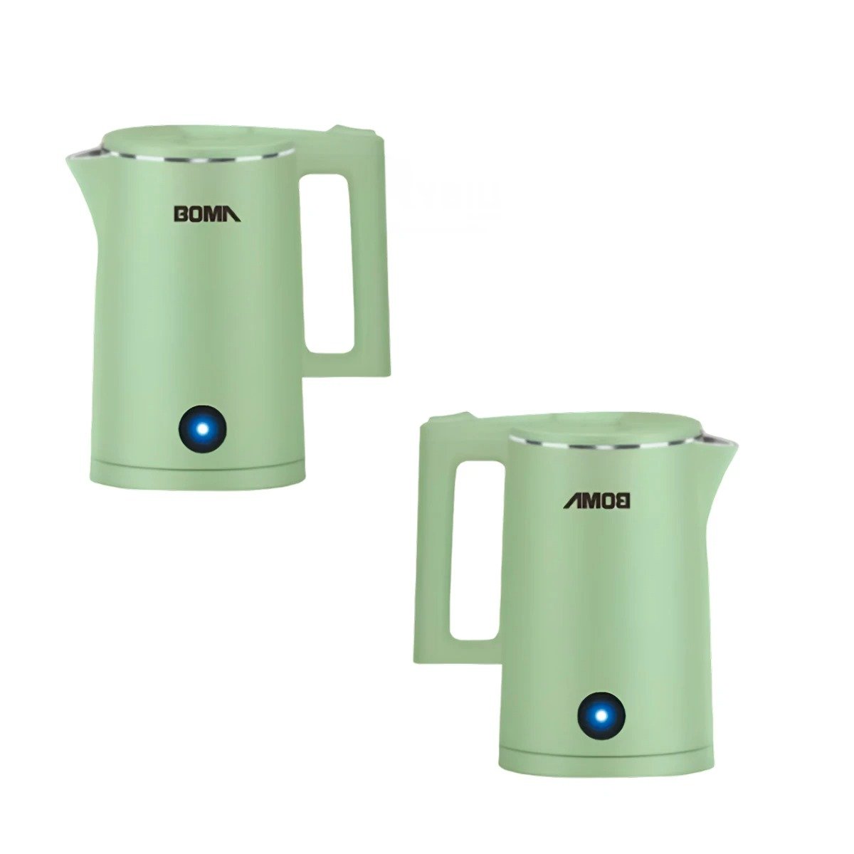 PACK6 TETERA MODERNA 1800ML VERDE BOMA DISENO FUNCIONAL PARA COCINA YREGALO STICKER - 2