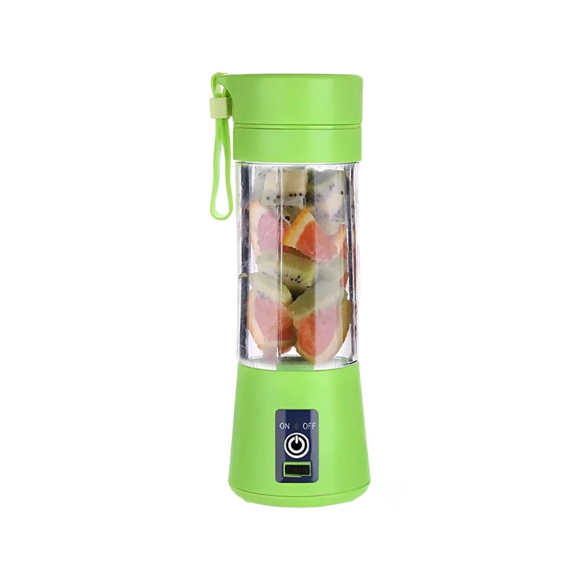 PACK12 PROCESADORA COMPACTA PORTATIL VERDE PARA JUGOS NATURALES YREGALO STICKER - 2