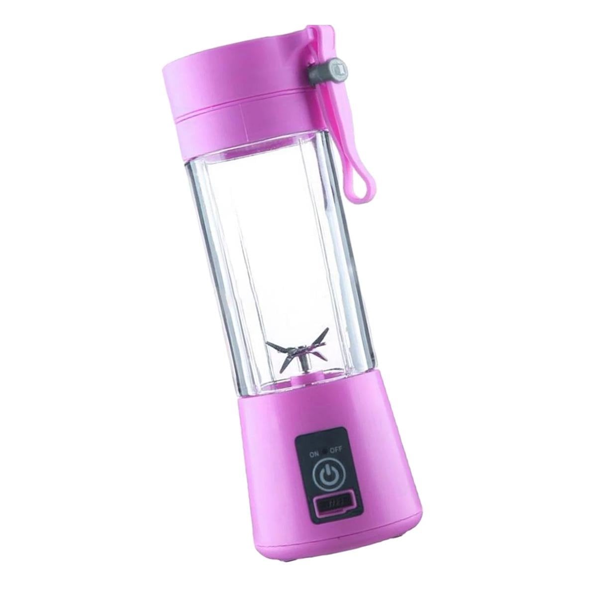PROCESADORA COMPACTA PORTATIL LILA ELECTRICA PARA JUGOS EN CASA YREGALO STICKER - 1