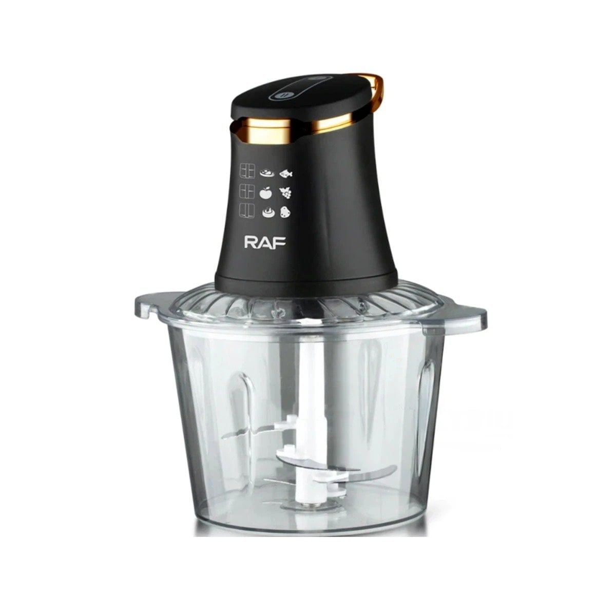 PACK2 ELECTRODOMESTICO DE COCINA CON 4 CUCHILLAS NEGRO MULTIFUNCIONAL YREGALO STICKER - 2