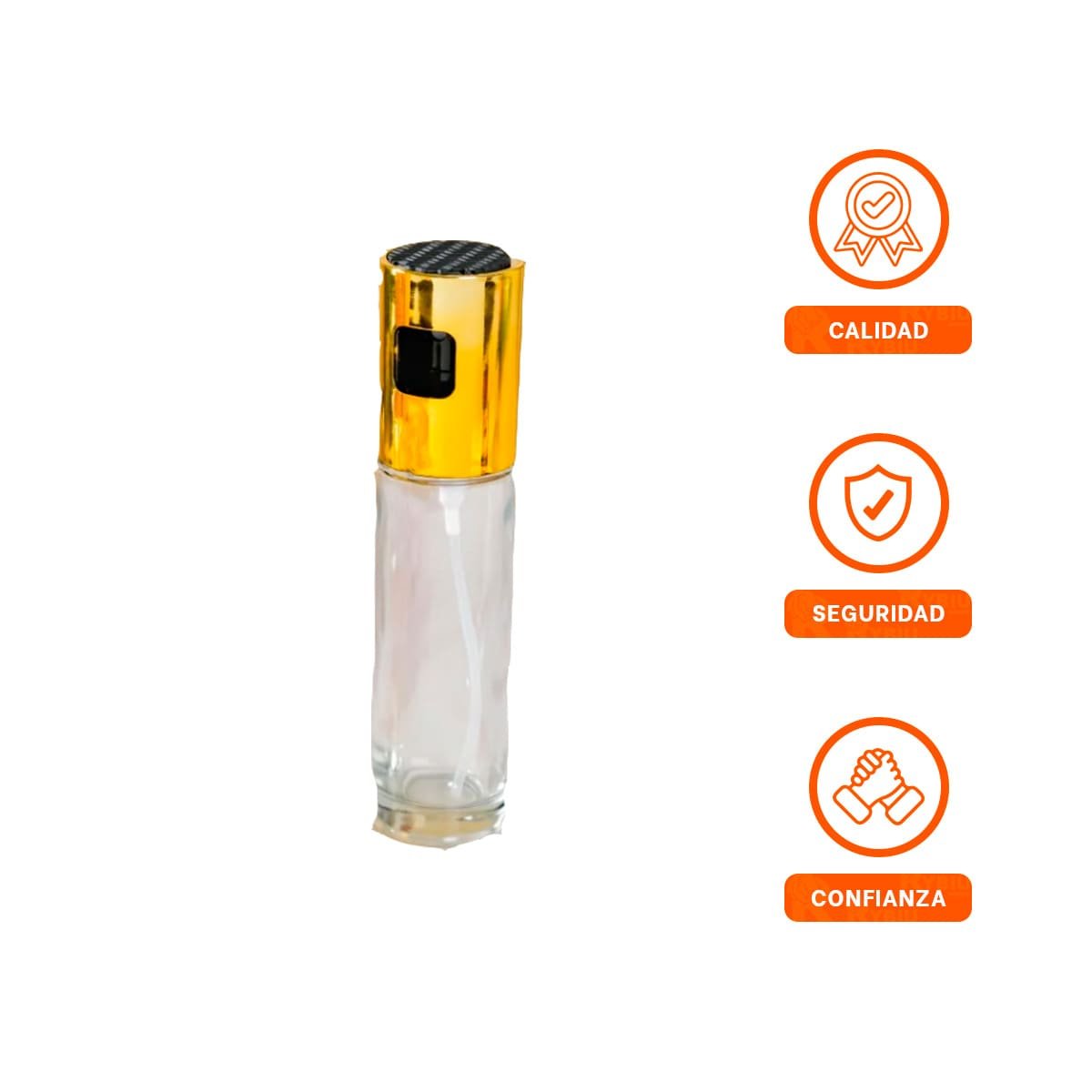 DISPENSADOR DE ACEITE DORADO 100ML PARA EL CONTROL DE GRASA EN CENA YPAPEL REGALO - 5