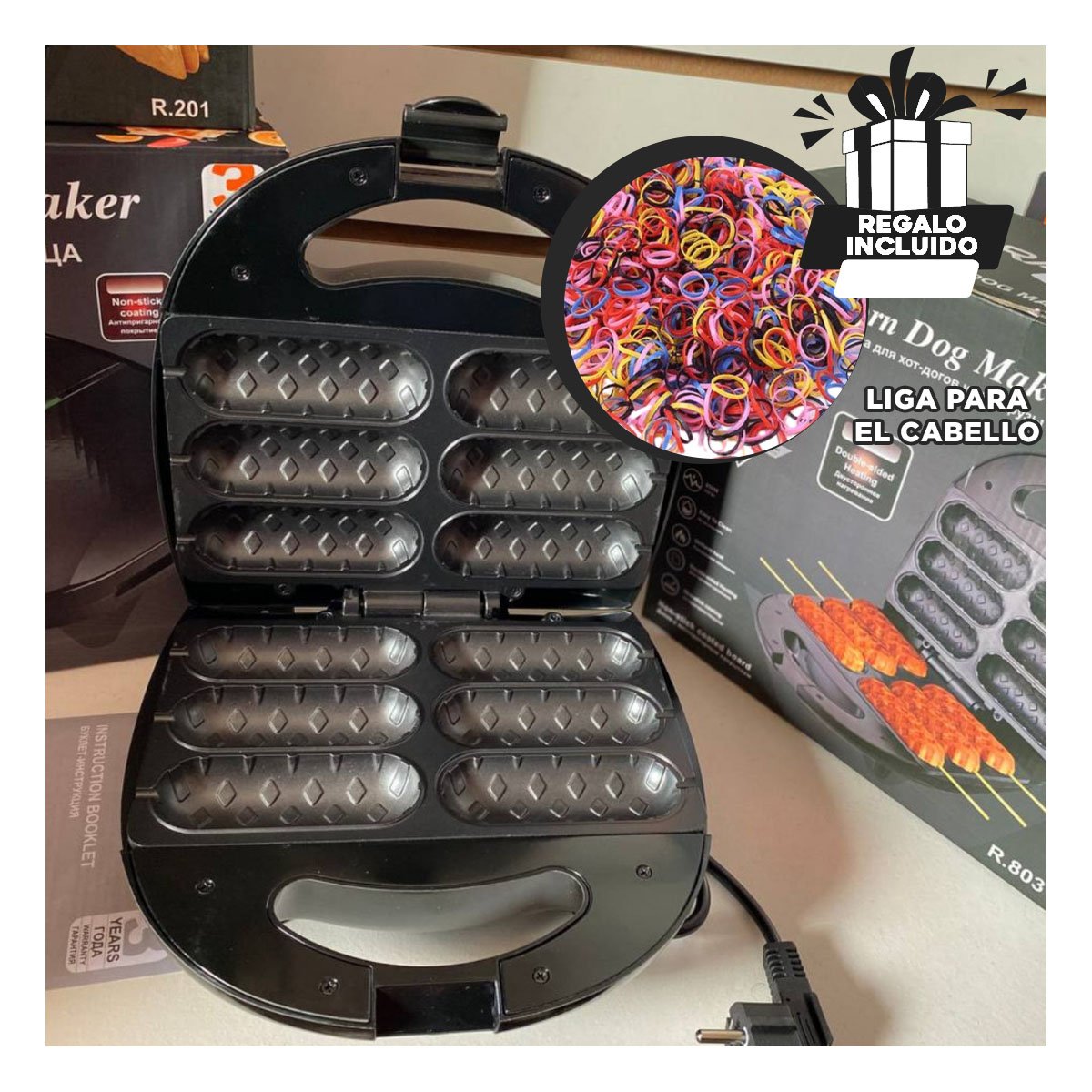 DISPOSITIVO PARA HACER YOGUIS RAF NEGRO TECNOLOGIA POTENTE PARA COCINA YLIGAS REGALO - 2