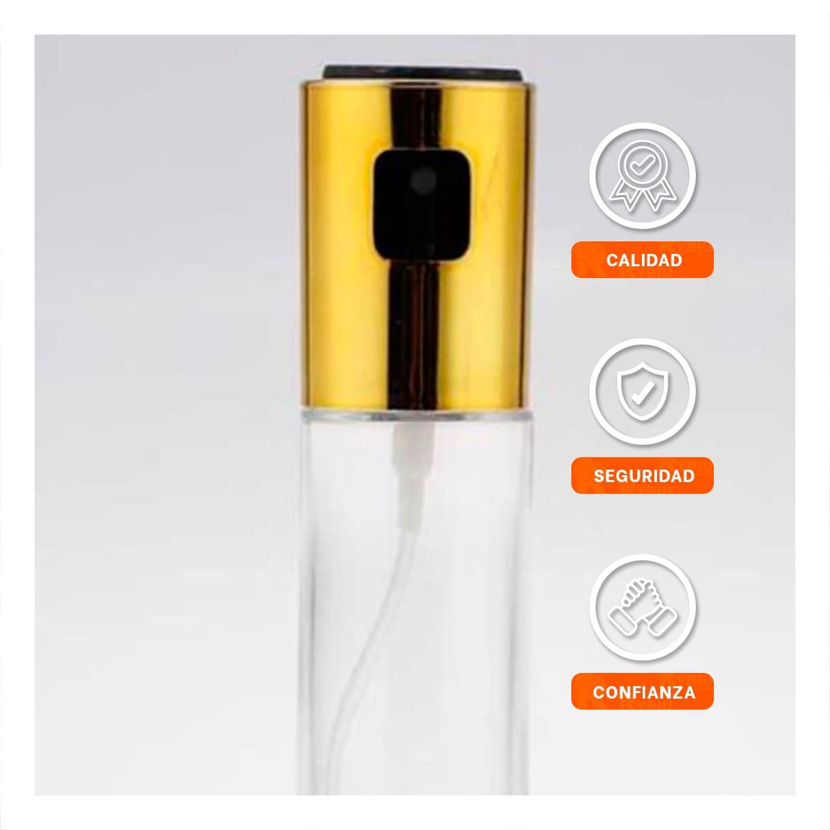 DISPENSADOR DE ACEITE DORADO 100ML PARA BRINDAR SABOR CON MUCHA CALMA YSTICKY - 5