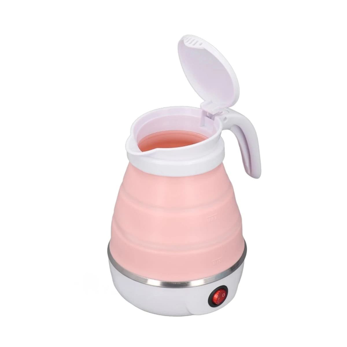 PACK6 CALENTADOR PORTATIL ELECTRICO DE SILICONA ROSADO 600ML PARA HOGAR YREGALO STICKER - 2