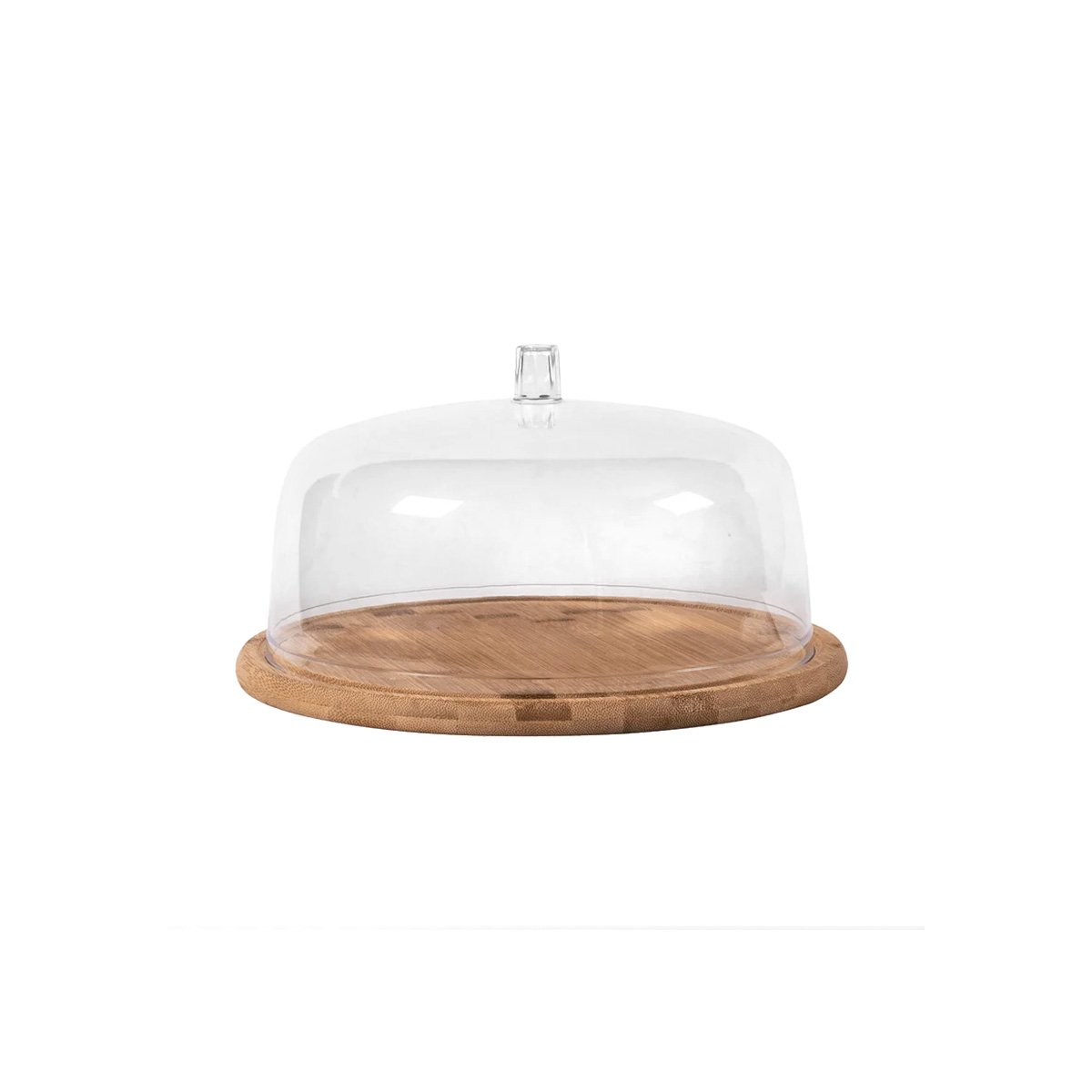 BASE 28,5CM DE MADERA CON CUPULA DE COLOR TRANSPARENTE DE PLASTICO YLIGAS REGALO - 5