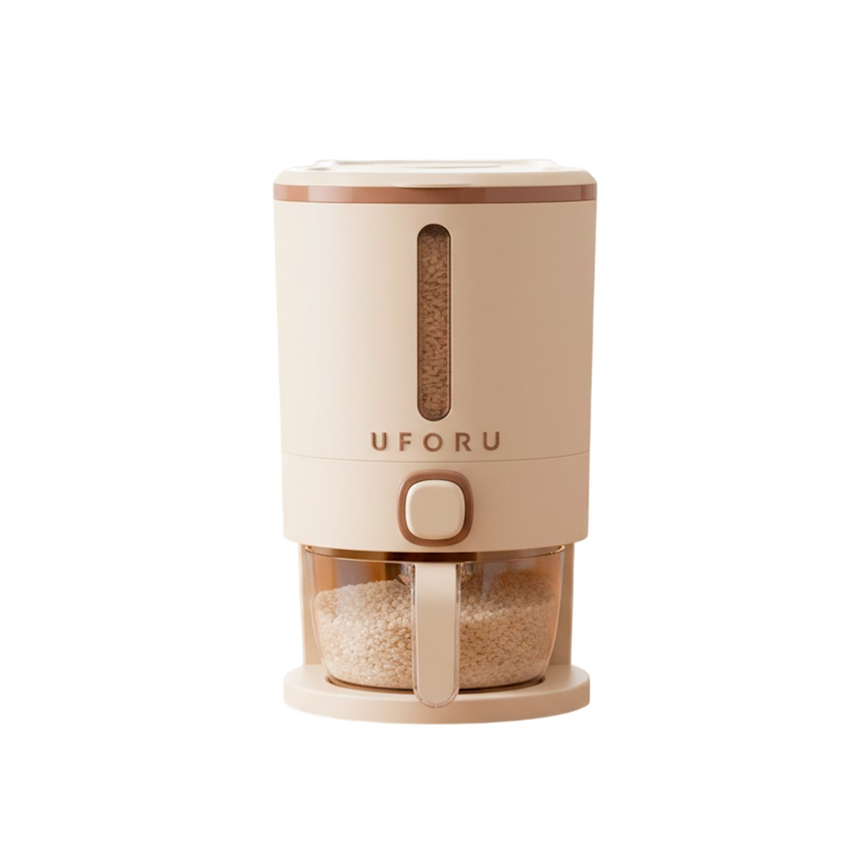 PACK4 BASE 5L MARRON Y CREMA PARA DISPENSADOR DE GRANOS PARA GUARDAR YPAPEL REGALO - 3